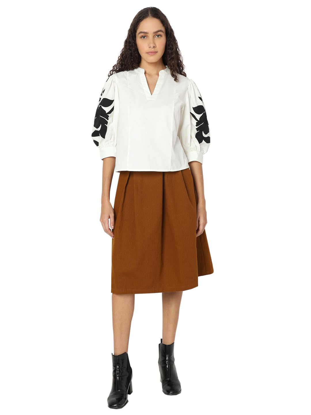 Women's Cotton Solid Regular Fit T-Shirt - Image 5