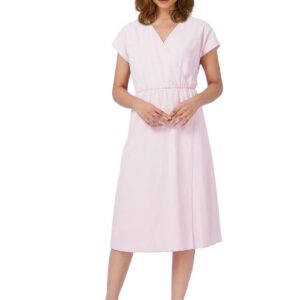 Women's Cotton A-Line Below The Knee Casual Dress