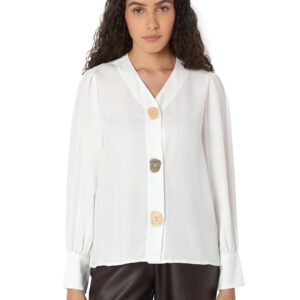 Women's Solid Regular Fit T-Shirt