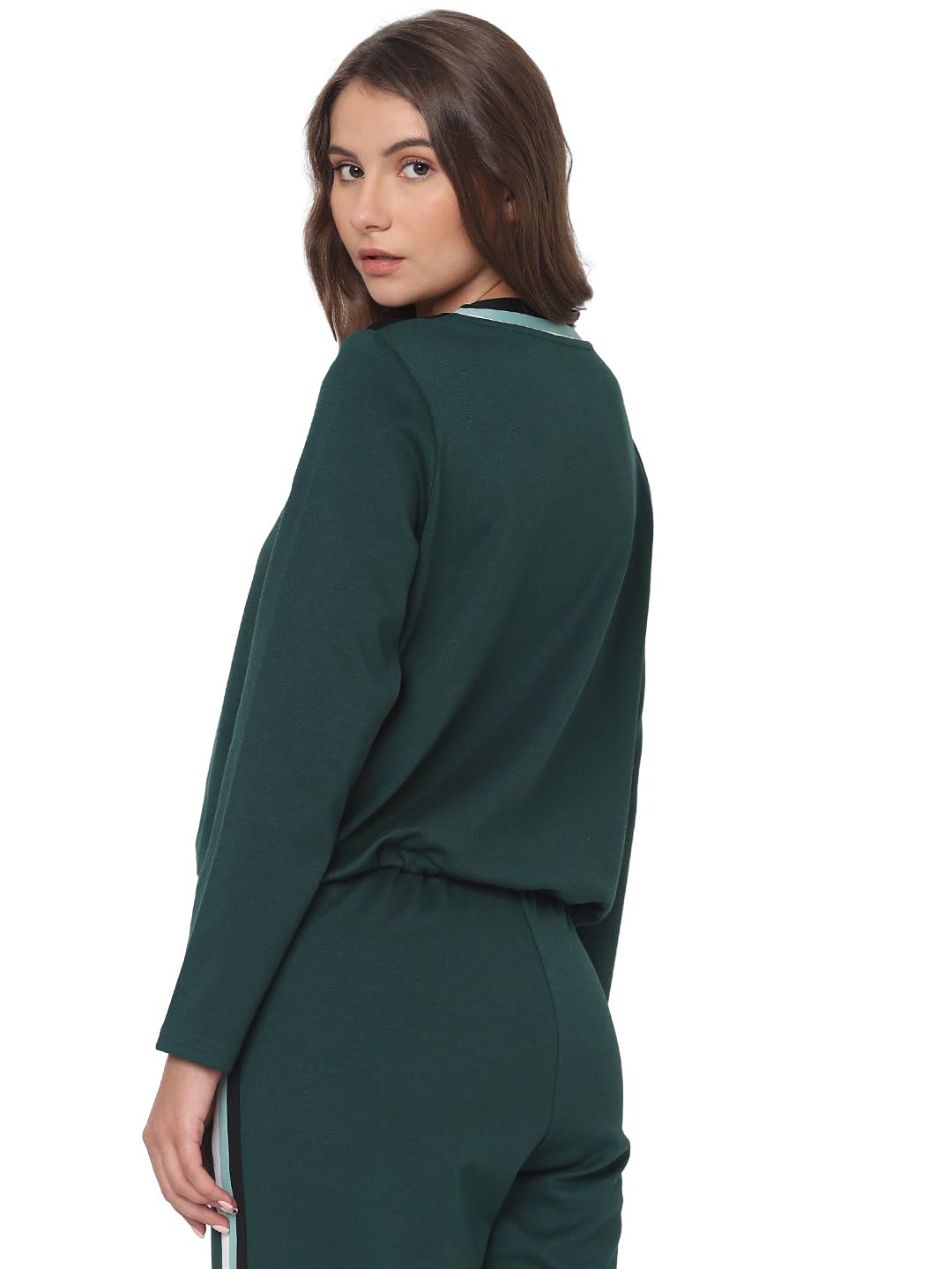 Women's Polyester Blend Round Neck Sweatshirt - Image 4