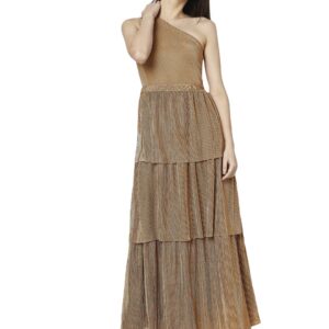 One Shoulder Tiered Maxi Dress