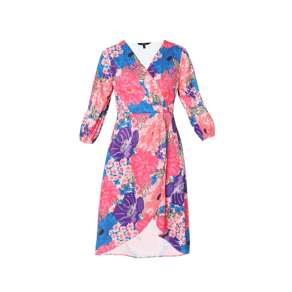 Women's Polyester Wrap Knee-Length Dress - Image 6