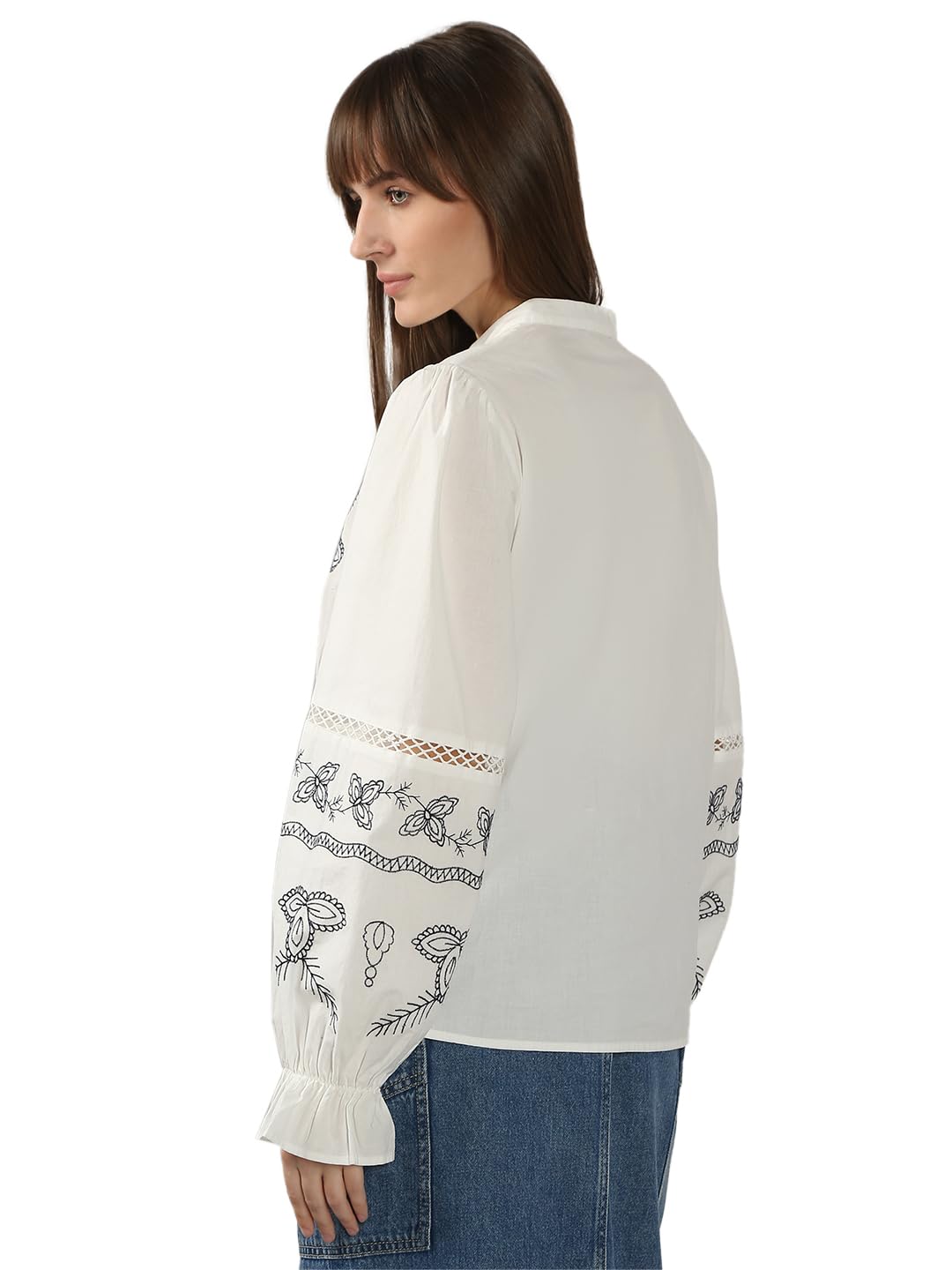 Women's Solid Regular Fit T-Shirt - Image 4