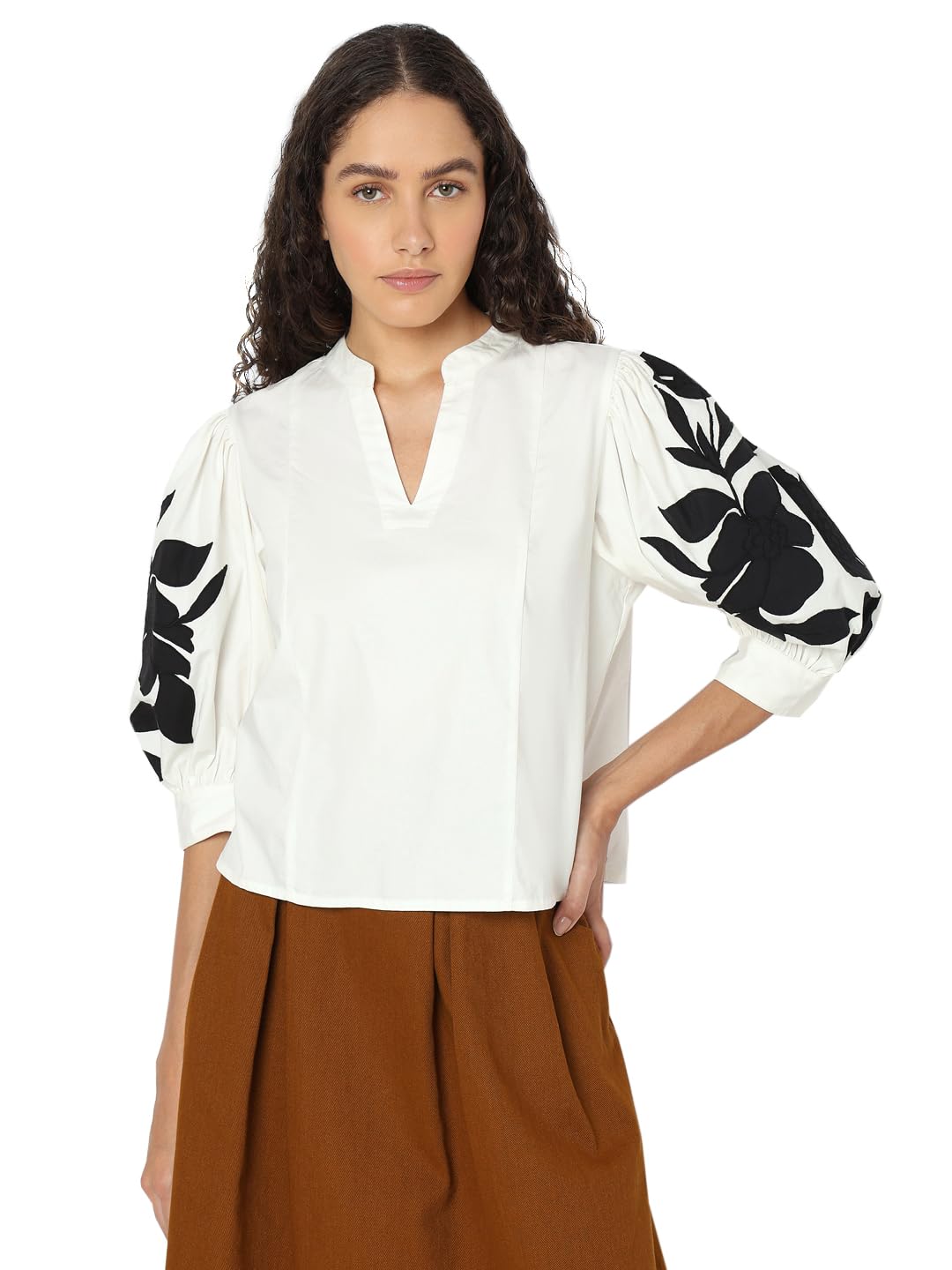 Women's Cotton Solid Regular Fit T-Shirt