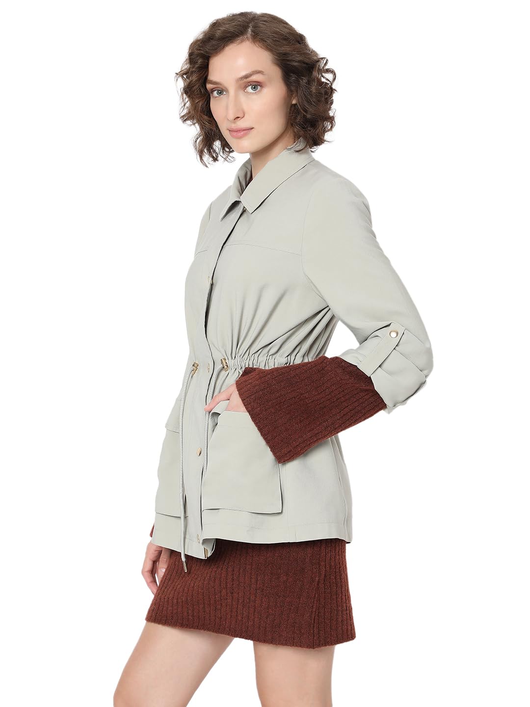 Women's' A-Line Coat - Image 3