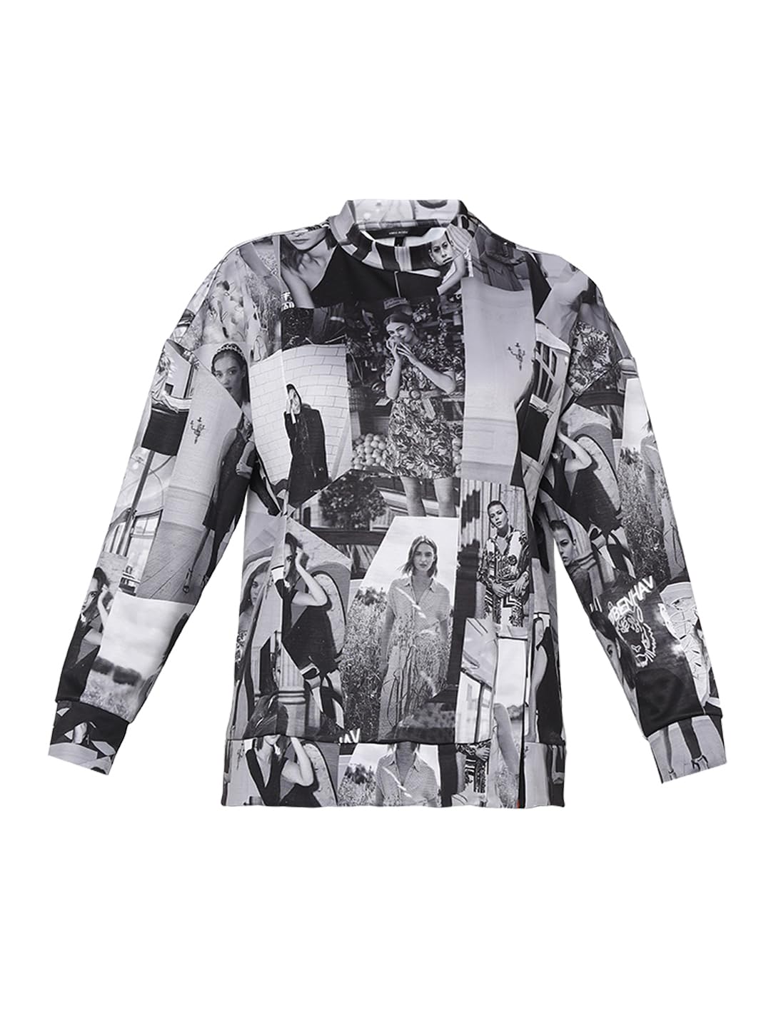 Women's Polyester Blend Round Neck Sweatshirt - Image 7