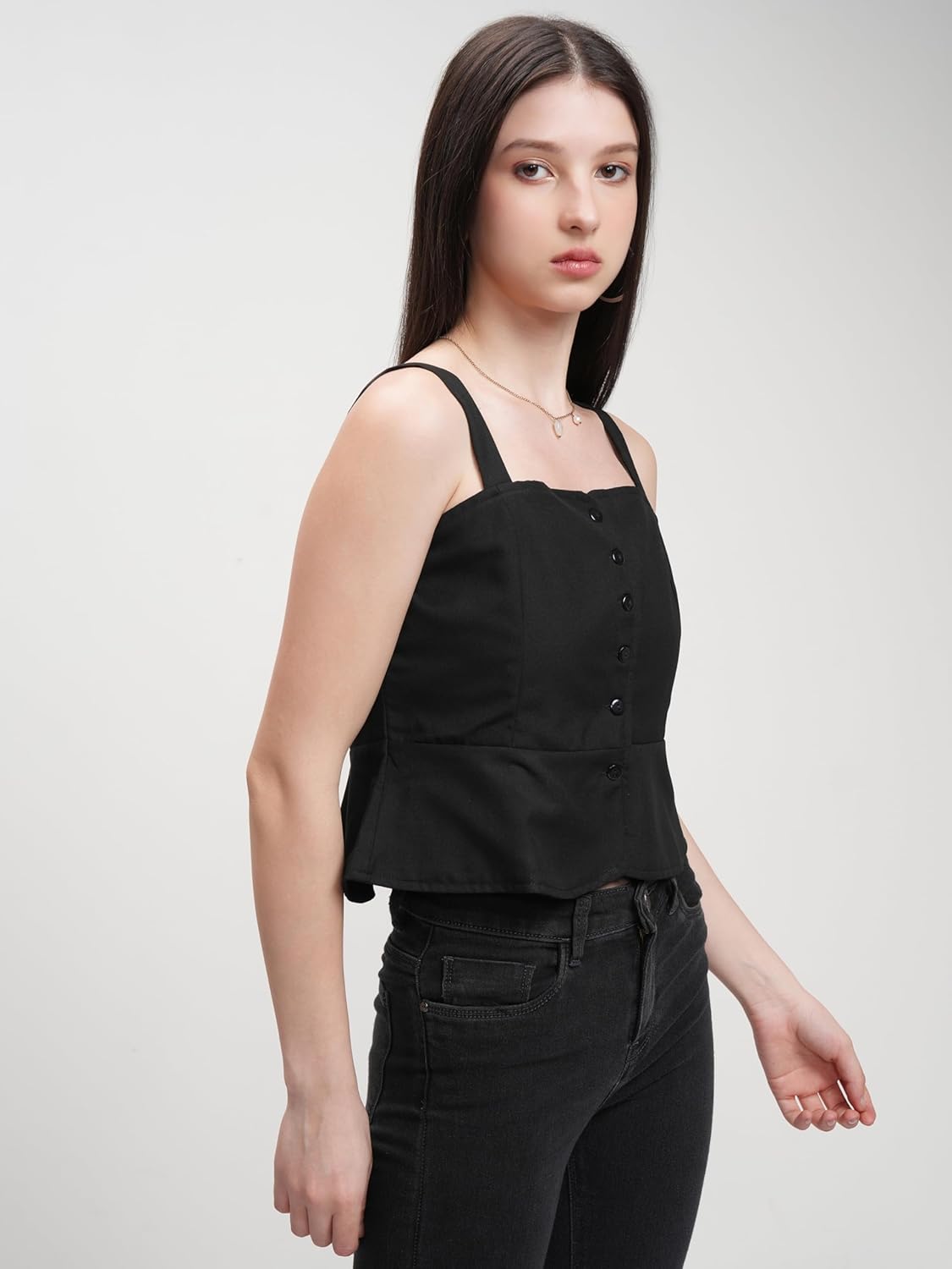 Women's Solid Regular Fit Shirt - Image 4