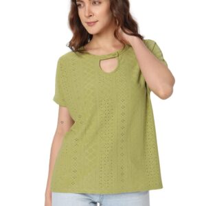 Women's Polyester Blend Regular Fit Top