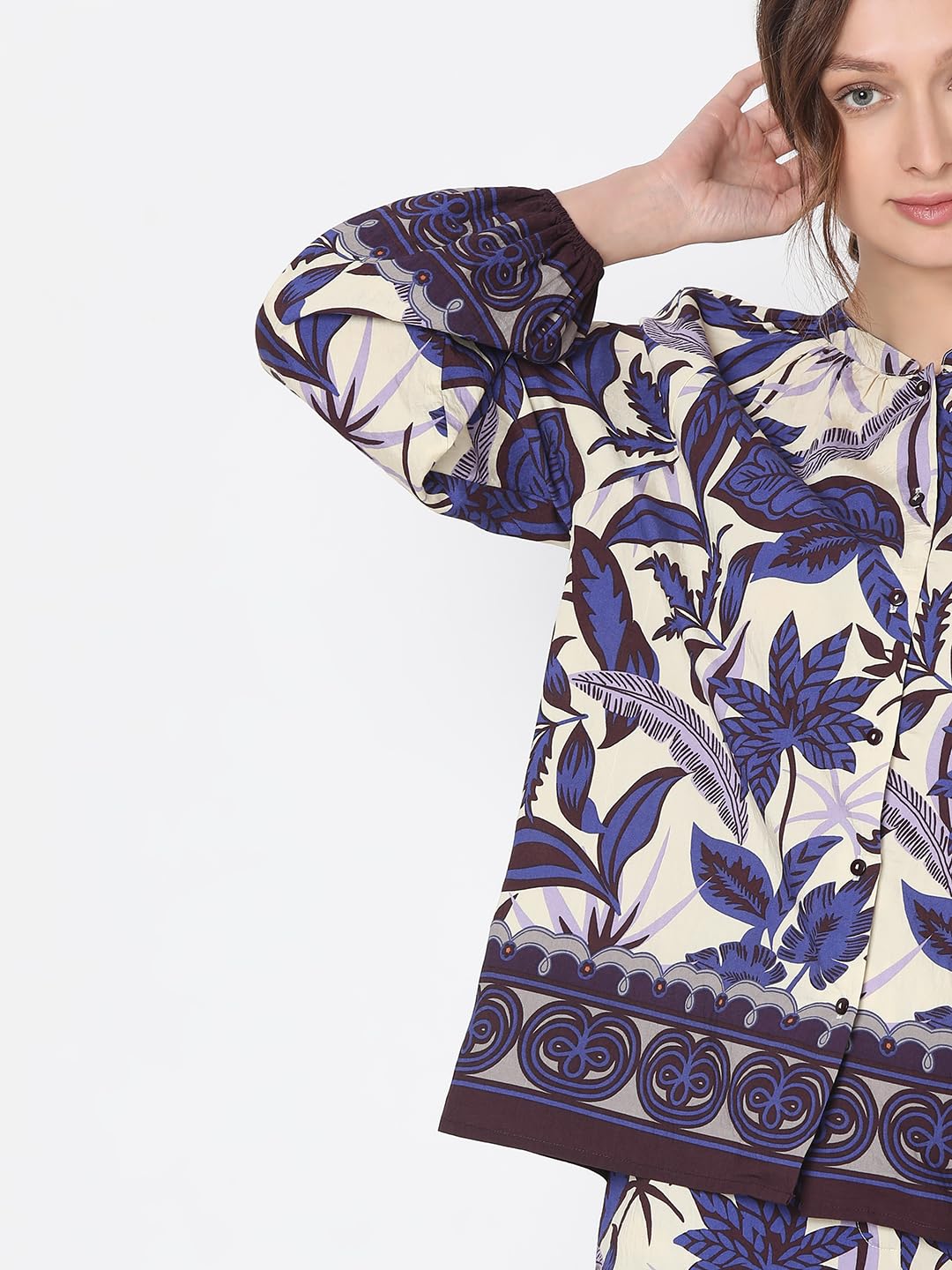 Women's Floral Relaxed Fit Shirt - Image 6