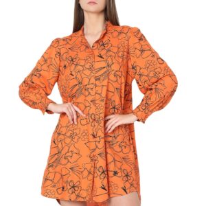Ethnic Motifs Print Fit & Flare Dress