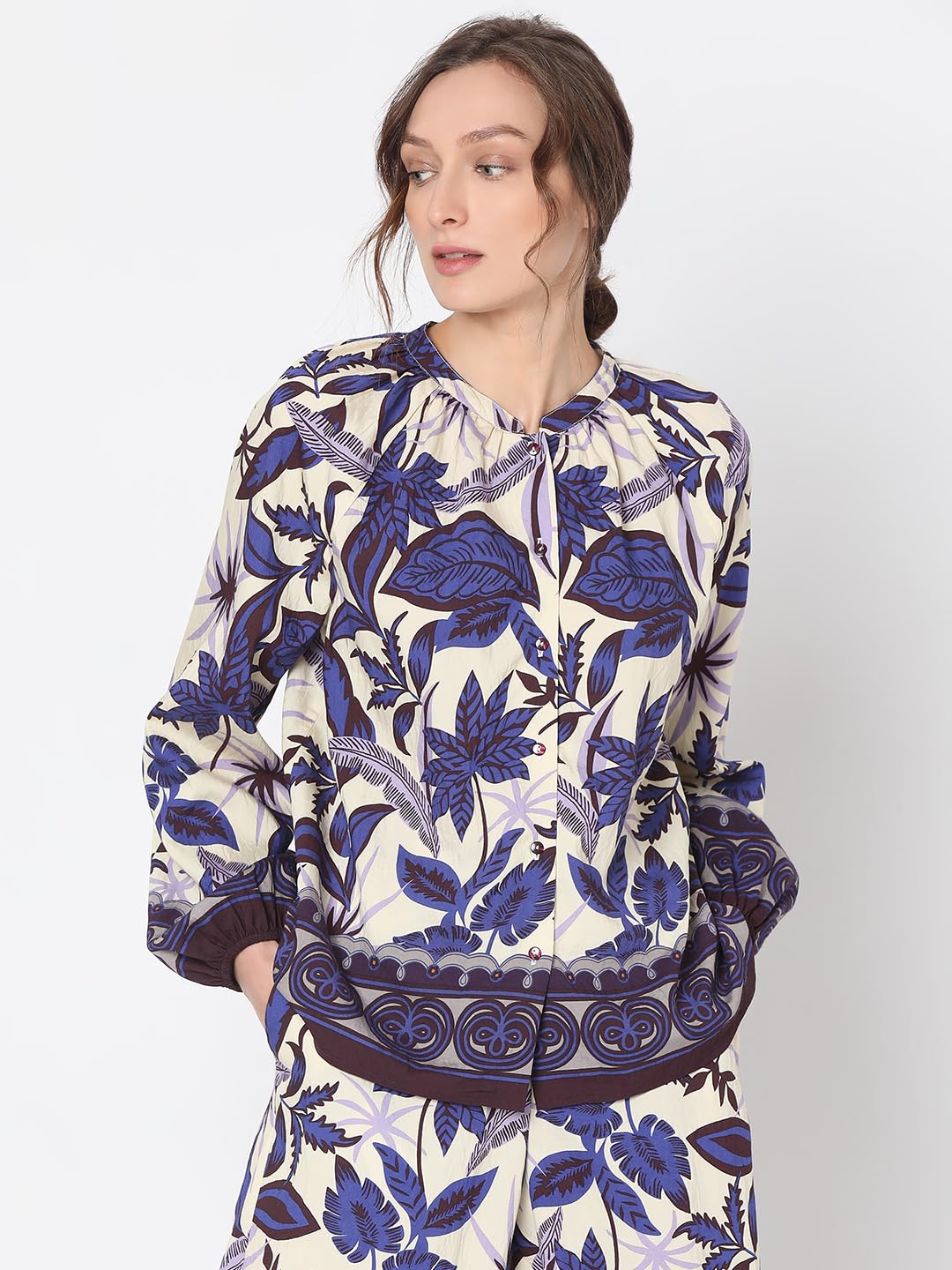 Women's Floral Relaxed Fit Shirt