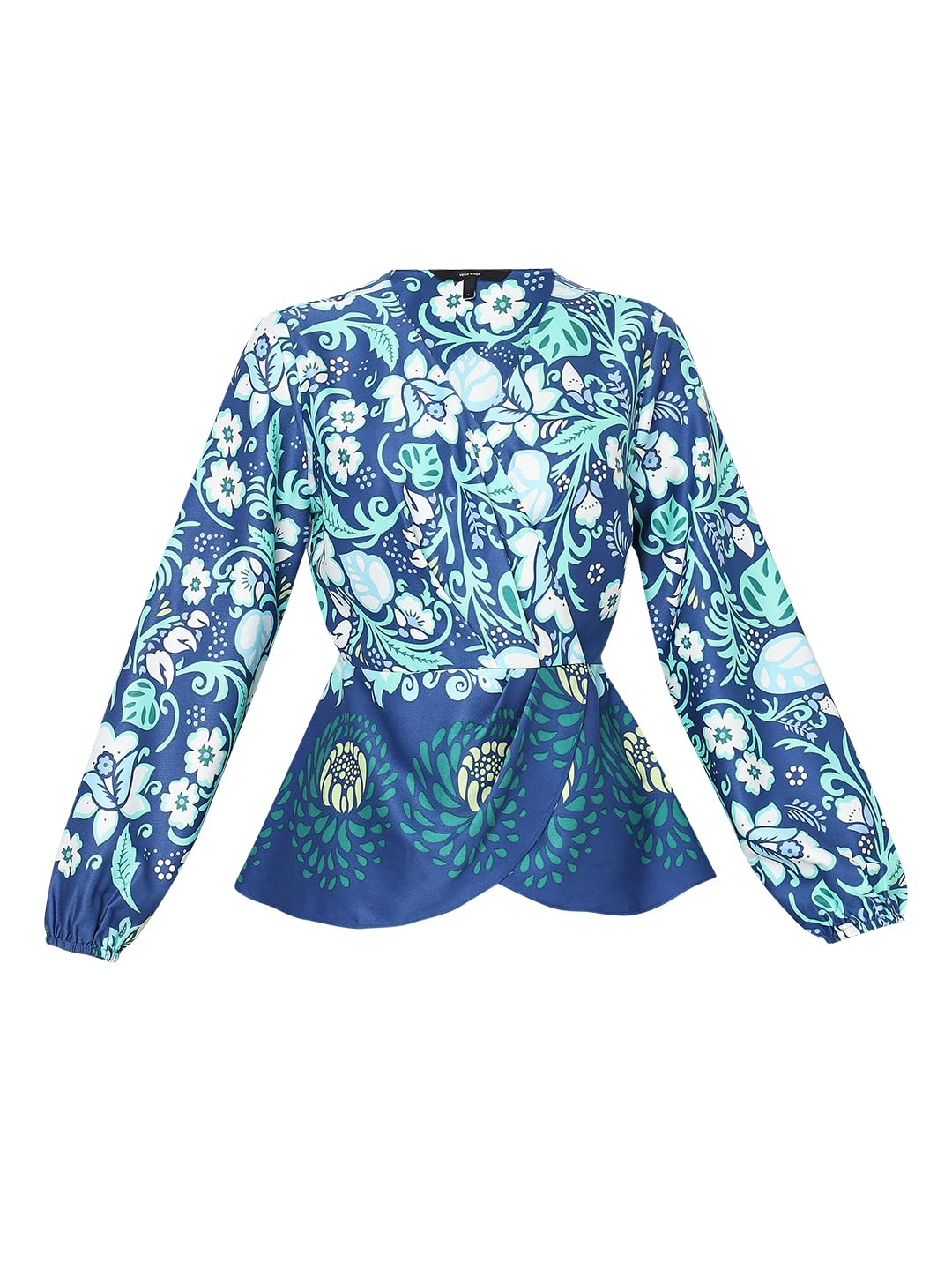 Floral Printed Puff Sleeves Top - Image 7