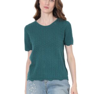 Women's Polyester Solid Regular Fit T-Shirt