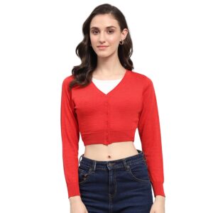 Women's Woolen V-Neck Sweater